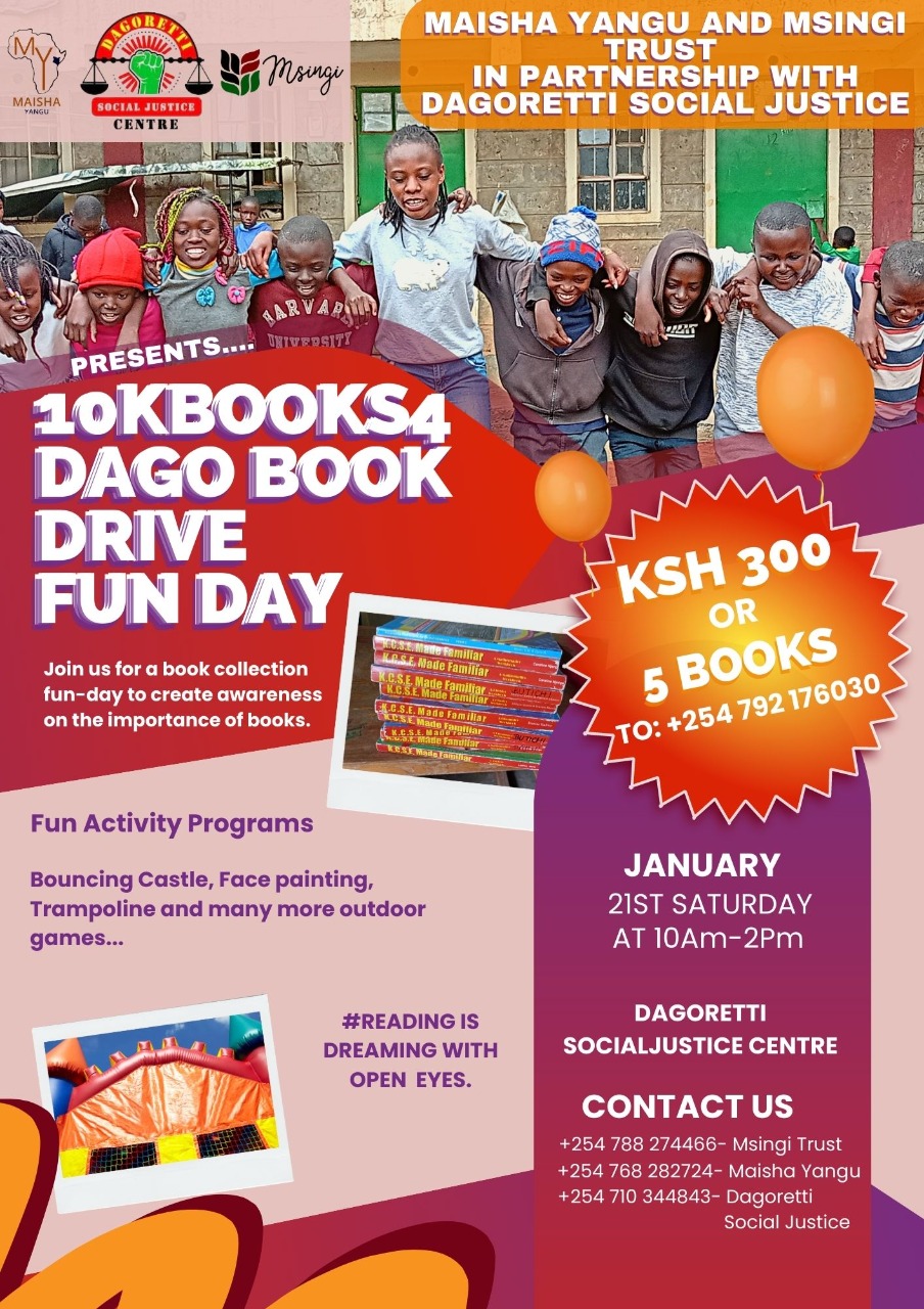 #10kbooks4dago Book Drive