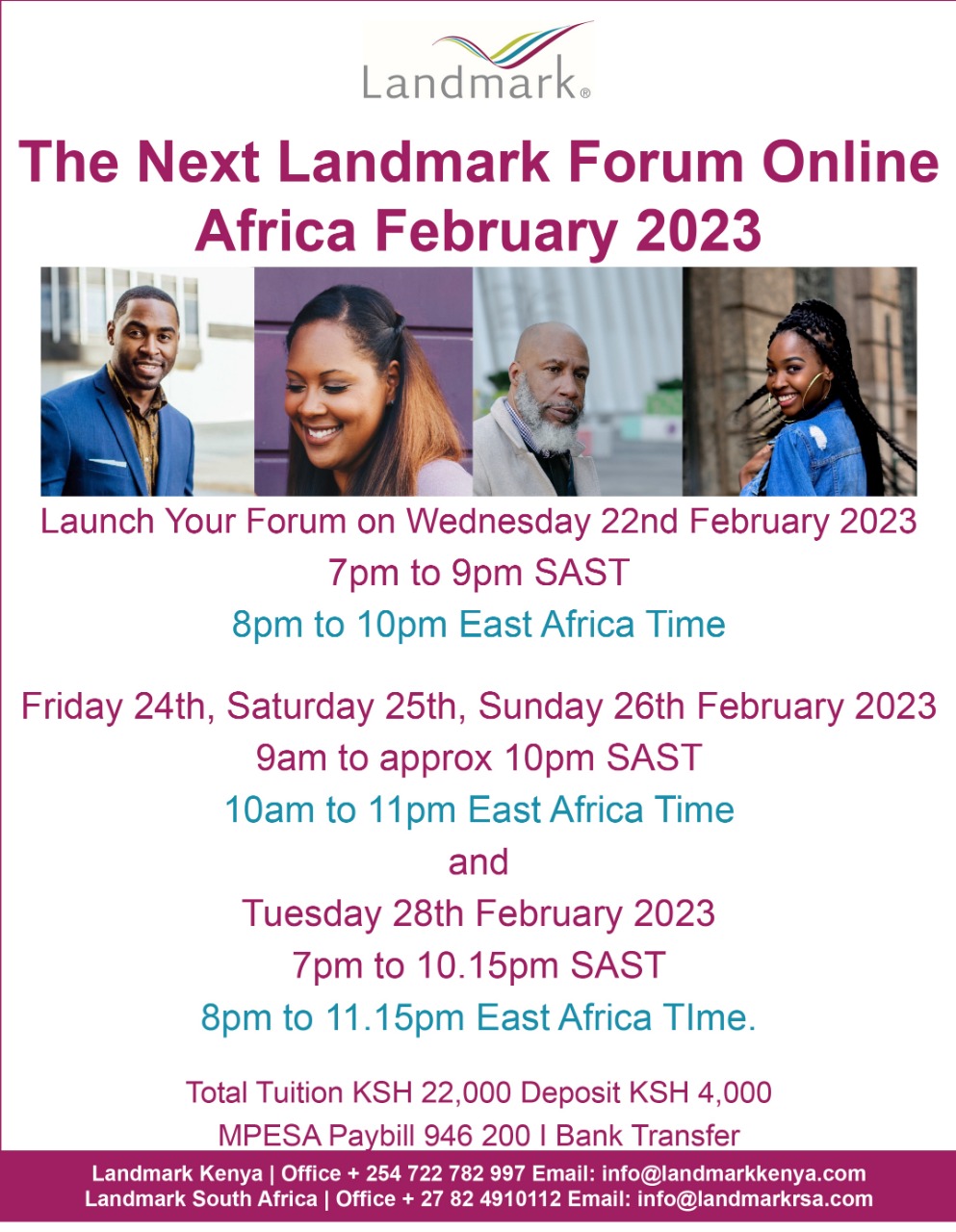 The Next Landmark Forum Online Africa