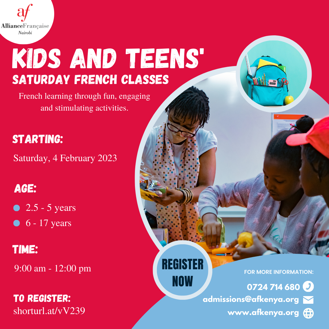 Kids and Teens' Saturdays French Classes