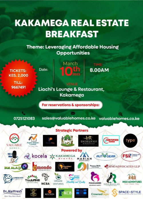 Kakamega Real Estate Breakfast