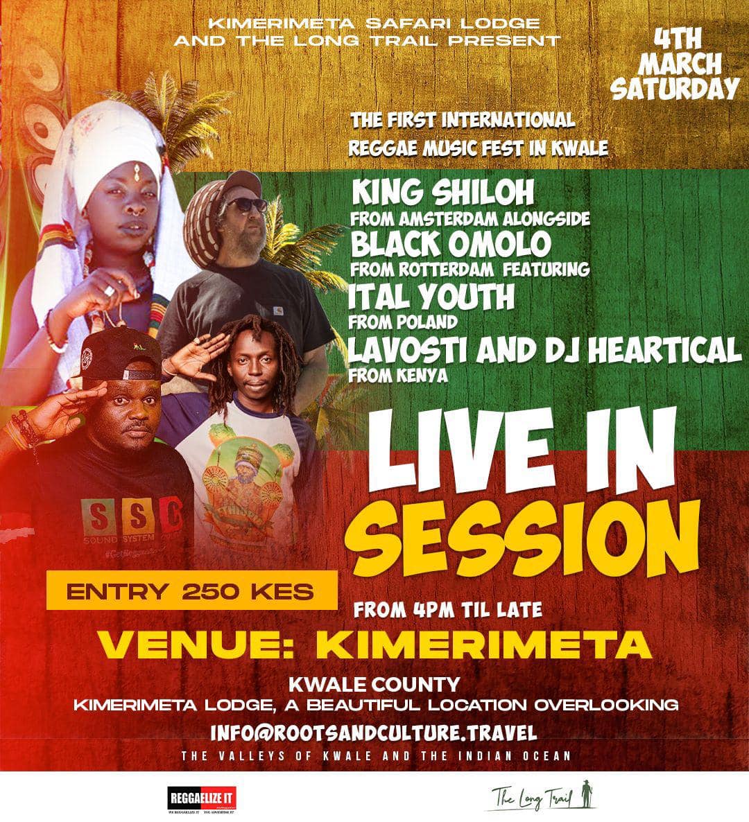 Get your tickets to The First International Reggae Music Festival in Kwale