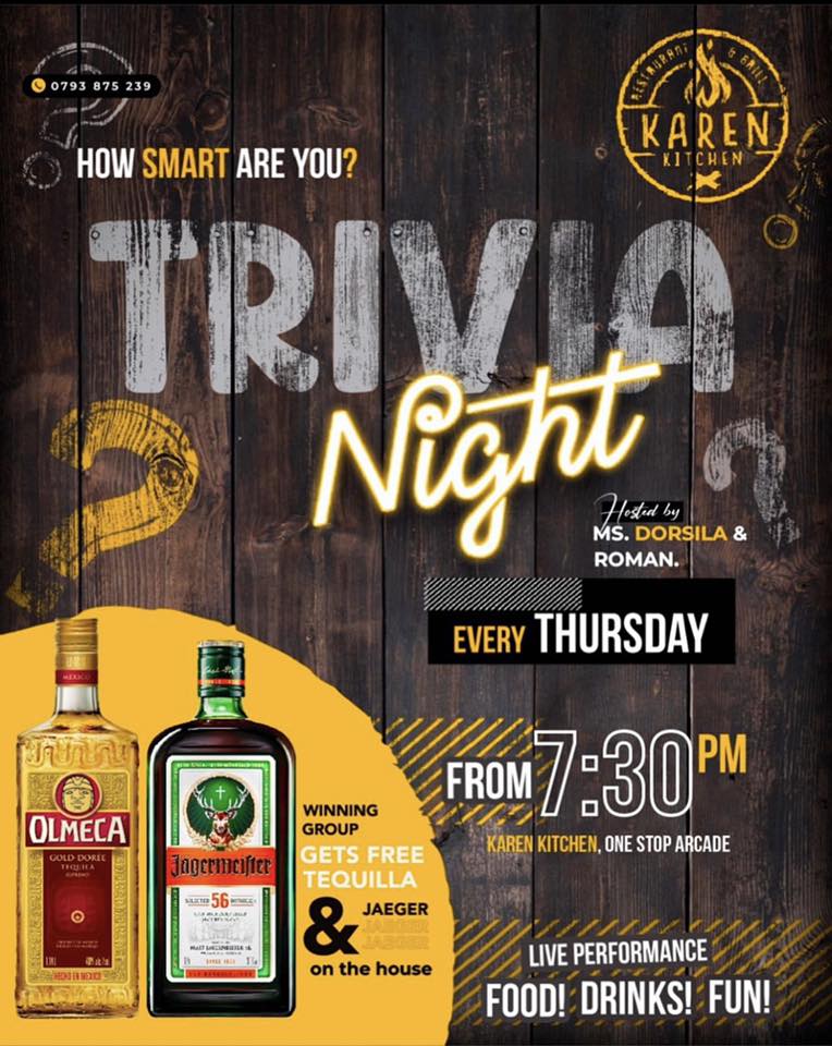 Fun Thursday Trivia Nights