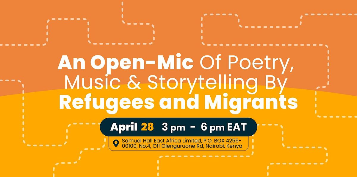 An Open-Mic Of Poetry, Music & Storytelling By Refugees